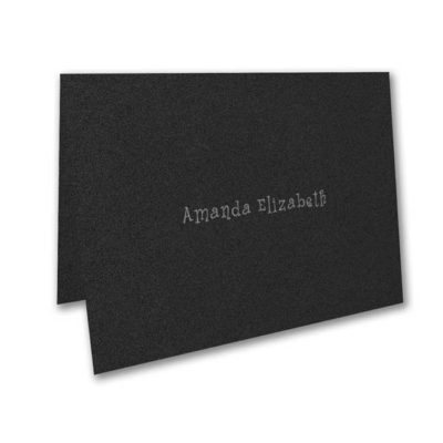Thank You Note – Black Shimmer