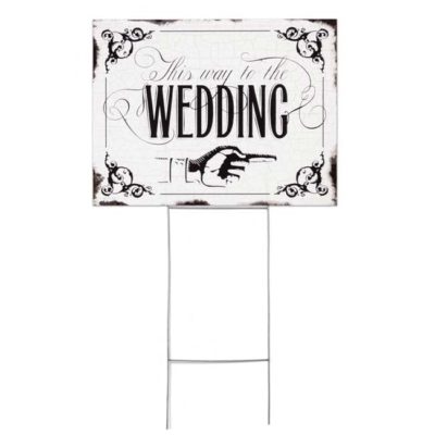 Vintage Wedding Sign